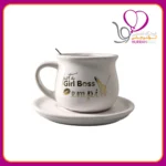 ماگ سرامیکی همراه با زیر لیوانی - تصویر 2