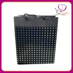 بگ هدیه مشکی طرح کروم